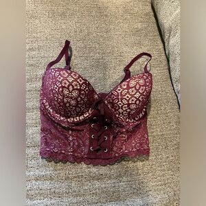 VICTORIA SECRET PADDED DEMI BUSTE COUSSINE NWOT